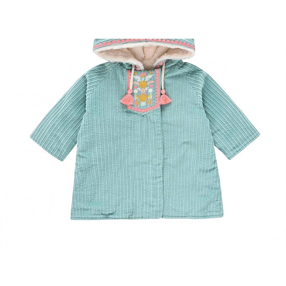 NEW LOUISE MISHA girl's baconi corduroy coat in blue